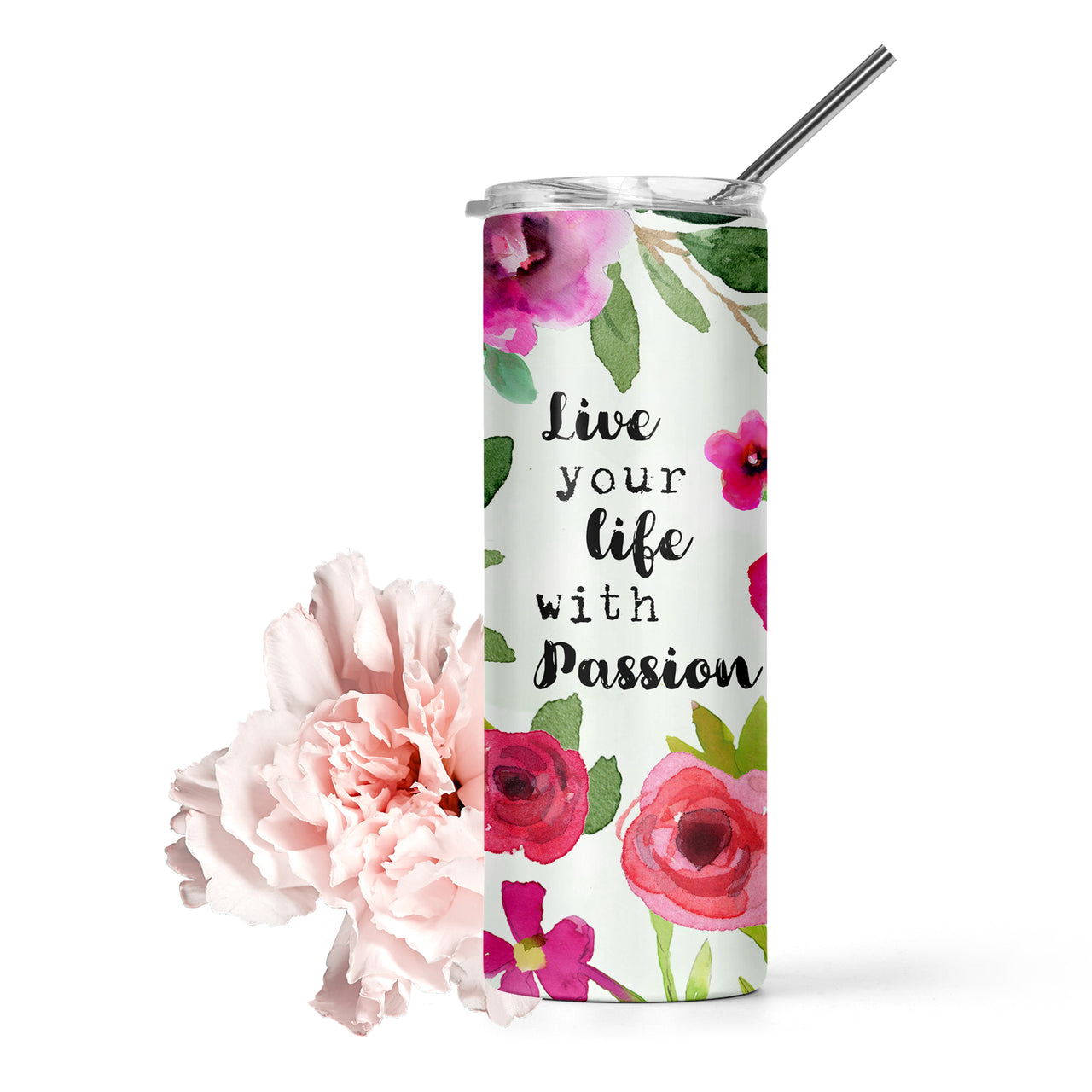20 oz Skinny Tumbler - Passion