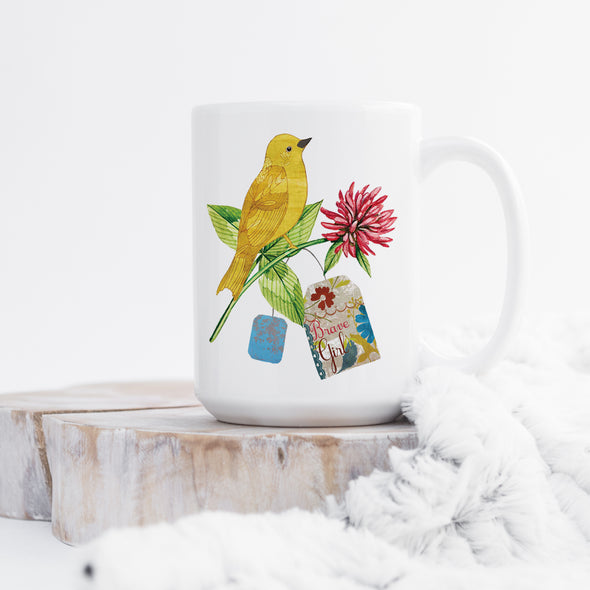 Brave Girl Bird Mug