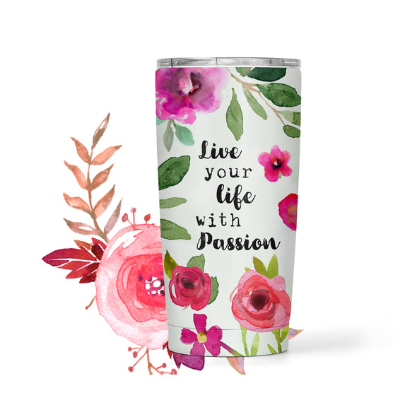 20 oz Stainless Steel Tumbler - Passion